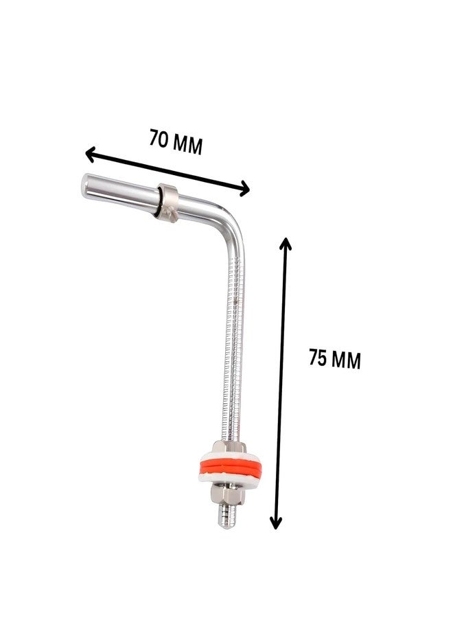 Ausam مفصلات براغي غطاء مقعد المرحاض من الفولاذ المقاوم للصدأ من نوع Ausam على شكل حرف L، طقم إصلاح أغطية مقاعد المراحيض الأوروبية، قطع غيار وملحقات لأغطية مقاعد المراحيض الغربية. - Image 5